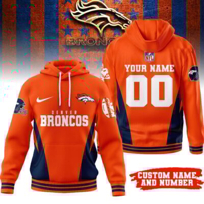 Denver Broncos | Premium NFL Personalized Fan Hoodie