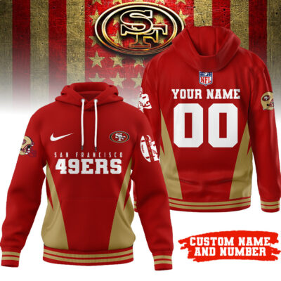 San Francisco 49ers | Premium NFL Personalized Fan Hoodie - XL
