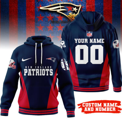 New England Patriots | Premium NFL Personalized Fan Hoodie