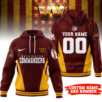 Washington Commanders | Premium NFL Personalized Fan Hoodie - M