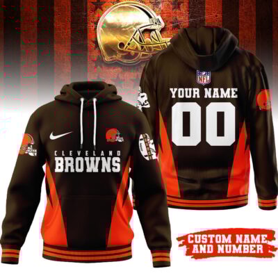 Cleveland Browns | Premium NFL Personalized Fan Hoodie - M