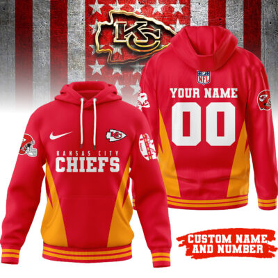 Kansas City Chiefs | Premium NFL Personalized Fan Hoodie - S
