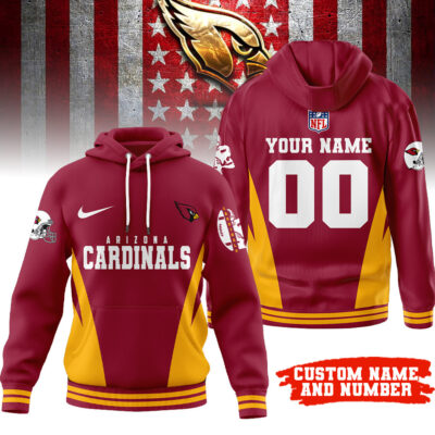 Arizona Cardinals | Premium NFL Personalized Fan Hoodie