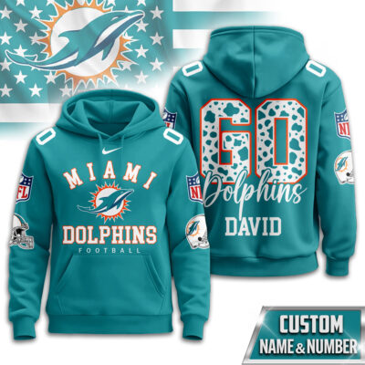 Miami Dolphins | Premium NFL Custom Game Day Hoodie - 4XL