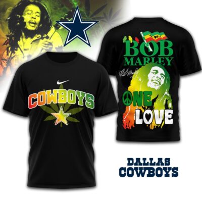 Dallas Cowboys | Premium NFL Bob Marley One Love 3D Shirt