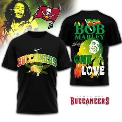 Tampa Bay Buccaneers | Premium NFL Bob Marley One Love 3D Shirt