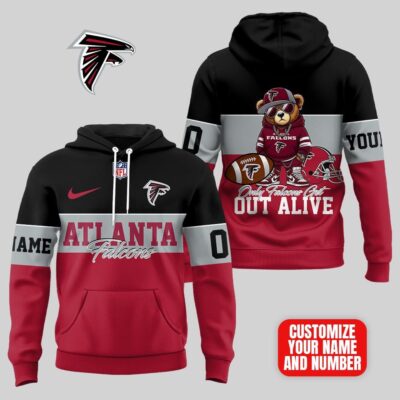 Atlanta Falcons | Premium NFL Customizable Teddy Bear Hoodie