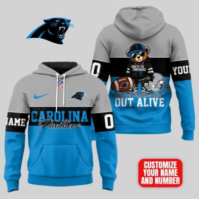 Carolina Panthers | Premium NFL Customizable Teddy Bear Hoodie