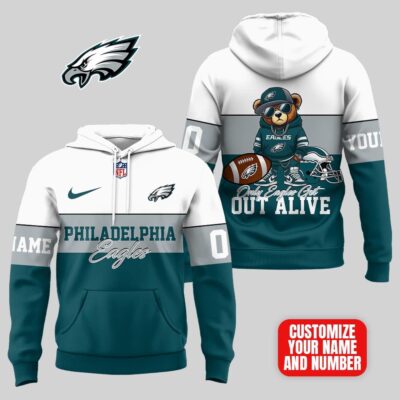 Philadelphia Eagles | Premium NFL Customizable Teddy Bear Hoodie