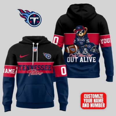 Tennessee Titans | Premium NFL Customizable Teddy Bear Hoodie - L