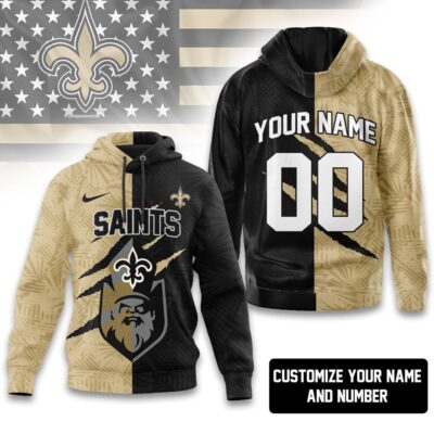 New Orleans Saints | Premium NFL Split Color Hoodie