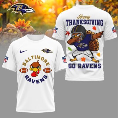 Baltimore Ravens | Premium NFL Turkey Game 3D Shirt