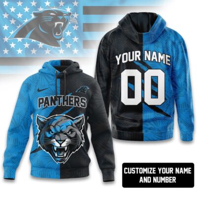 Carolina Panthers | Premium NFL Split Color Hoodie