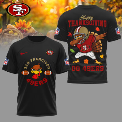 San Francisco 49ers | Premium NFL Turkey Game 3D Shirt