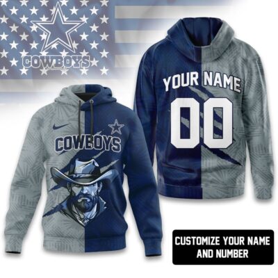 Dallas Cowboys | Premium NFL Split Color Hoodie - L