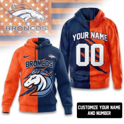 Denver Broncos | Premium NFL Split Color Hoodie