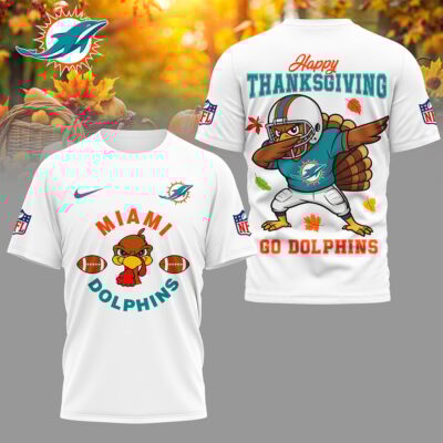 Miami Dolphins | Premium NFL Turkey Game 3D Shirt
