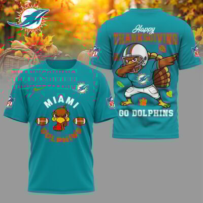 Miami Dolphins | Premium NFL Turkey Game 3D Shirt