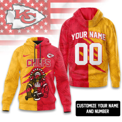 Kansas City Chiefs | Premium NFL Split Color Hoodie