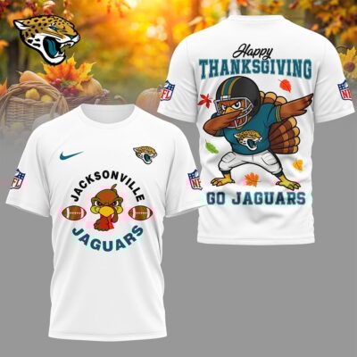 Jacksonville Jaguars | Premium NFL Turkey Game 3D Shirt