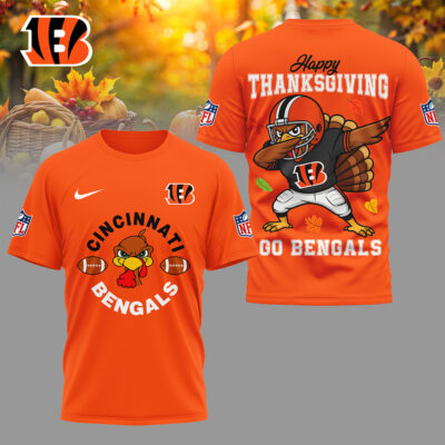 Cincinnati Bengals | Premium NFL Turkey Game 3D Shirt