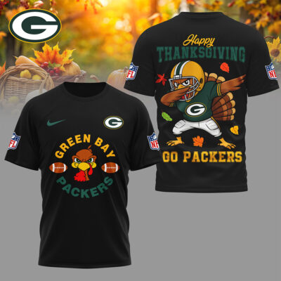 Green Bay Packers | Premium NFL Turkey Game 3D Shirt