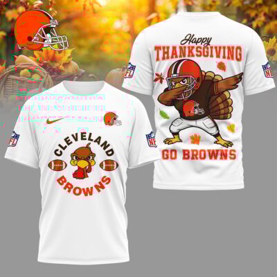 Cleveland Browns | Premium NFL Turkey Game 3D Shirt