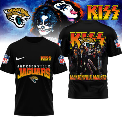Jacksonville Jaguars | Premium NFL Kiss Band 3D Shirt