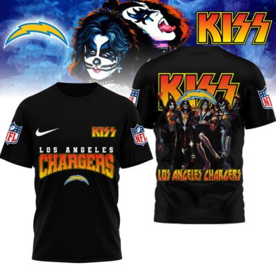 Los Angeles Chargers | Premium NFL Kiss Band 3D Shirt