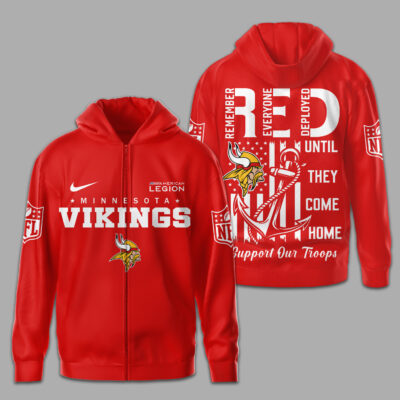 Minnesota Vikings | Premium NFL Red Friday Shirt