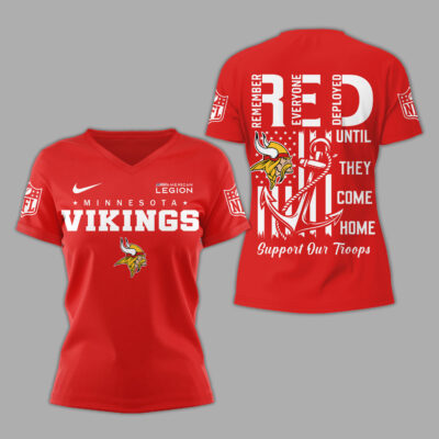 Minnesota Vikings | Premium NFL Red Friday Shirt