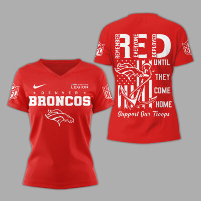 Denver Broncos | Premium NFL Red Friday Shirt