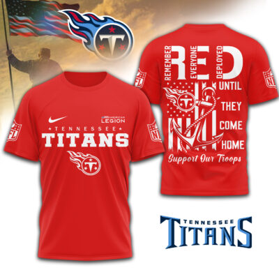 Tennessee Titans | Premium NFL Red Friday Shirt