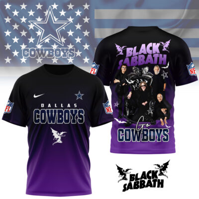 Dallas Cowboys | Premium NFL Black Sabbath Fan 3D Shirt - 2XL