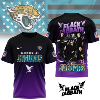 Jacksonville Jaguars | Premium NFL Black Sabbath Fan 3D Shirt