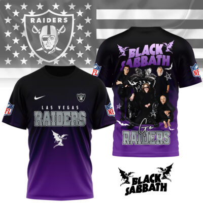 Las Vegas Raiders | Premium NFL Black Sabbath Fan 3D Shirt