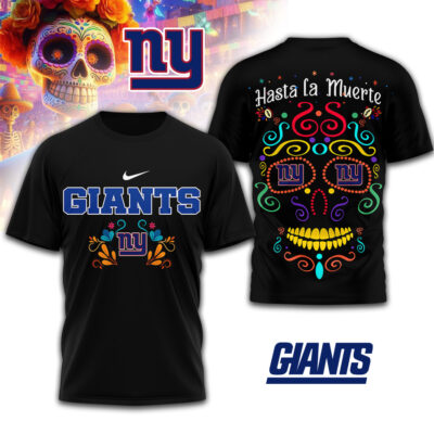 New York Giants | Premium NFL Day of the Dead 3D Shirt