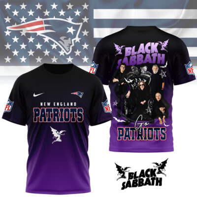 New England Patriots | Premium NFL Black Sabbath Fan 3D Shirt - XL