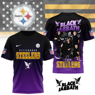 Pittsburgh Steelers | Premium NFL Black Sabbath Fan 3D Shirt - S