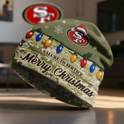 San Francisco 49ers | Premium NFL Salute To Service Beanie Hat