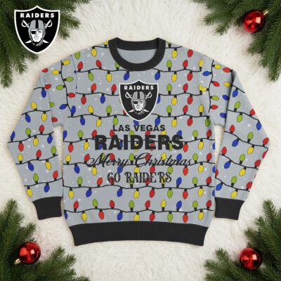 Las Vegas Raiders | Premium NFL Christmas Ugly Sweater