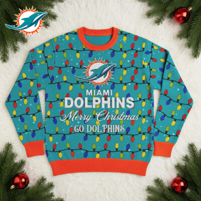 Miami Dolphins | Premium NFL Christmas Ugly Sweater