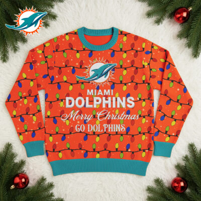 Miami Dolphins | Premium NFL Christmas Ugly Sweater