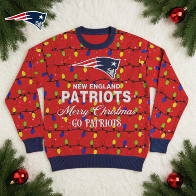 New England Patriots | Premium NFL Christmas Ugly Sweater