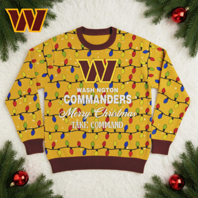 Washington Commanders | Premium NFL Christmas Ugly Sweater
