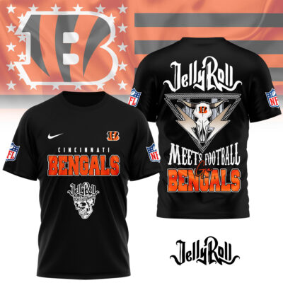 Cincinnati Bengals | Premium NFL Jelly Roll Fan 3D Shirt