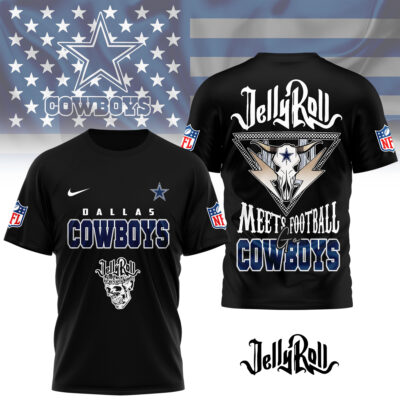 Dallas Cowboys | Premium NFL Jelly Roll Fan 3D Shirt