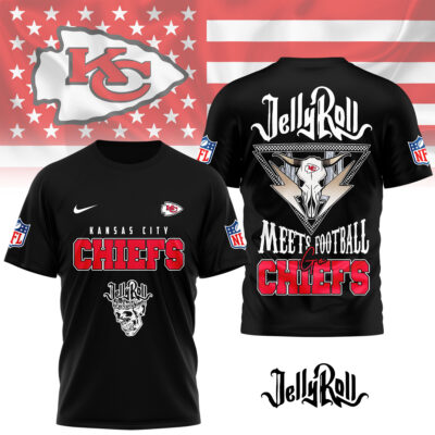 Kansas City Chiefs | Premium NFL Jelly Roll Fan 3D Shirt - S