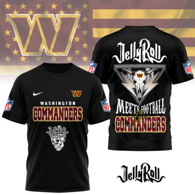 Washington Commanders | Premium NFL Jelly Roll Fan 3D Shirt - S