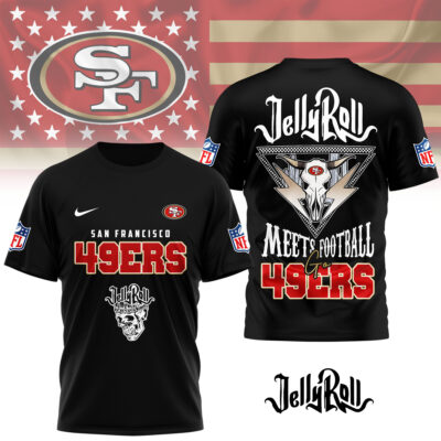 San Francisco 49ers | Premium NFL Jelly Roll Fan 3D Shirt - S